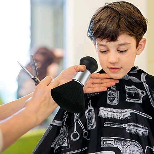 Professional Hair Cutting Cape With Neck Duster Brush, Salon Barber Cape, Hair Cutting Accessories -Ban On Selling On Amazon
